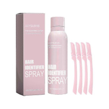 Hair Identifier Spray for UK Face Shaving and Dermaplaning, Moisturising Formula for Smooth Skin