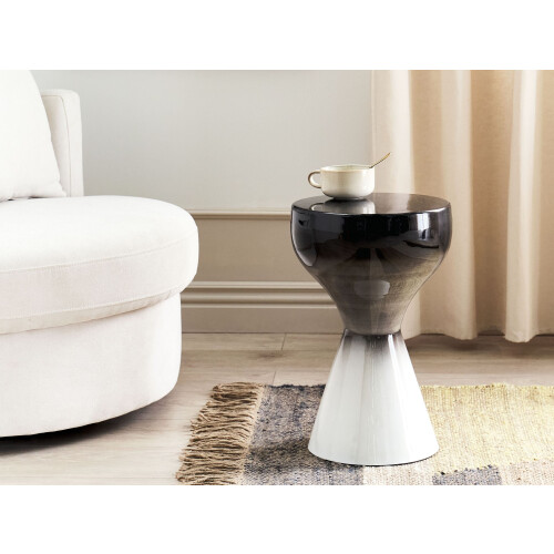 Beliani Side Table TIBITO Metal Black 1