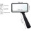 5X Handheld Magnifying Glass - Rectangular Design with Scratch-Resistant Lens for UK Use 2