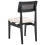 Beliani Set of 2 Dining Chairs RUBONIA Wood Black 6
