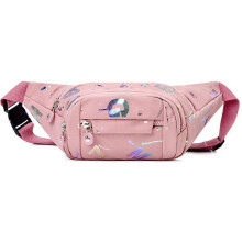 (Orange Pink) Women Fanny Bag Men Fanny Bag Fashionable Fanny Bags Lightweight Crossbody Bags Running Hiking Travel Workout