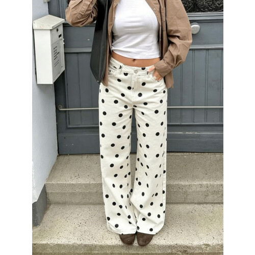(L, White) Γυναικεία τζιν παντελόνια, και streetwear 1