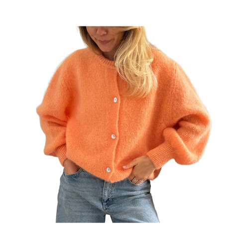 (XL, Orange) Γυναικεία Πουλόβερ με για Φθινόπωρο