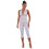 (M, Light Grey) Γυναικεία ολόσωμη φόρμα Capri με V ντεκολτέ, αμάνικη, halter, bodycon, Club Romper 1