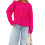 (XL, Pink) Πλεκτή Ζακέτα Γυναικεία με Κουμπιά 1