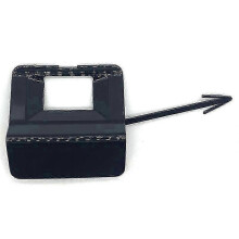 Spare Wheel Camera Cover for Toyota Land Cruiser Prado 150 Series - Durable Black Plastic Replacement, Easy Installation