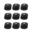 12PCS Self-Adhesive Mini Caster 2.8x4.5cm Black 15