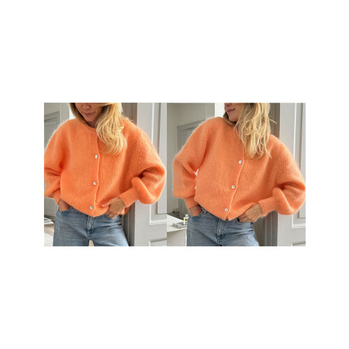 (XL, Orange) Γυναικεία Πουλόβερ με για Φθινόπωρο 1