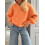 (XL, Orange) Γυναικεία Πουλόβερ με για Φθινόπωρο 4