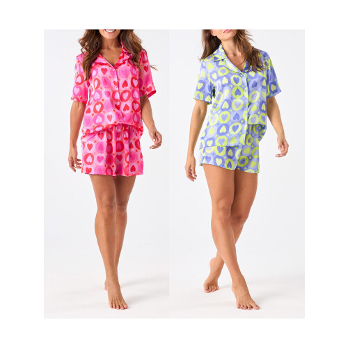 (S, Pink) Ensemble pyjama 2 et confort. 1