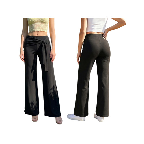 (S, Black) Pantaloni donna a ogni occasione. 1