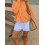 (XL, Orange) Πλεκτή Ζακέτα Γυναικεία με Κουμπιά 5