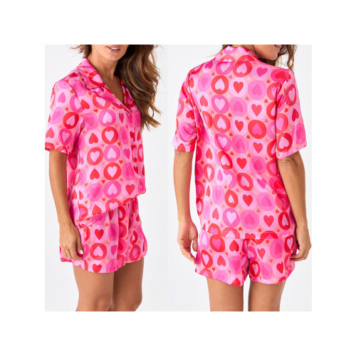 (S, Pink) Ensemble pyjama 2 et confort. 2