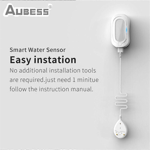 (Style B 2pcs) 1~10PCS 200mah Rechargeable Dc 5v1a Smart Sensor Low Power Consumption Water Flood Sensor 1