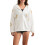 (S, Cream Color) Γυναικείο Φούτερ με Casual Jacket 1
