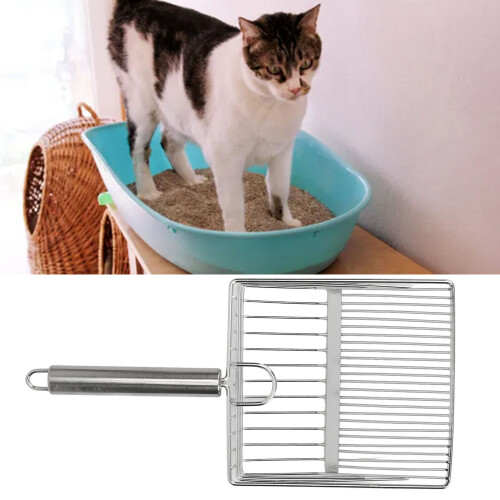 Metal Widened Cat Litter Scooper, Kitten Sifter 2