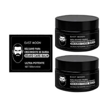 (2pcs) Beard Care Balm, Beard Itch Relief Softener & Moisturizer - Keep Your Beard Growth Hydrated & Refreshing - Argan Oil & Collagen - 100g