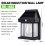 (black) LED Solar Bulb Light Outdoor Solar Lamp With Motion Sensor Solar Lights 2