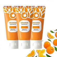 Natural Orange Enzyme Face Scrub Set - Gentle Exfoliation and Moisturising for All Skin Types in the UK