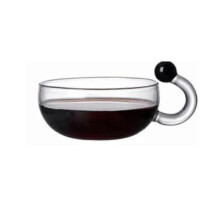 (1pc Cup, Smoky grey) Innovessa Tea Pot,20oz Sereno Filtration Teapot Set,Glass Teapot with Infusers