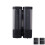 Double No Screw Wall Mounted Soap Dispenser 600ml For-Black 1