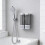 Double No Screw Wall Mounted Soap Dispenser 600ml For-grey 6