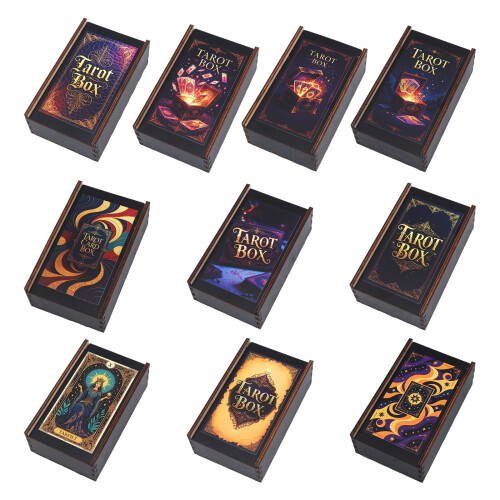 Game Cards Case Playings Card Container Tarots-H pattern 1