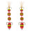 2 stks Multi Jointed Kunstaas Schuim-04 bolvormig rood bla 1