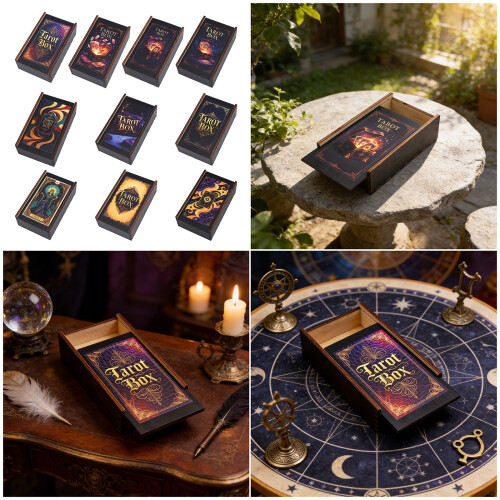Game Cards Case Playings Card Container Tarots-H pattern 2
