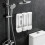 Three Mode Wall Mount Liquid Soap Dispenser 900ml Quick-Black 3