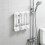 3 Black White Silver ABS Liquid Soap Dispenser Featuring-Black 7
