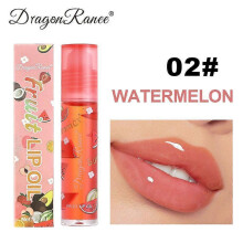 (Watermelon) Transparent Colorless Lip Oil Fruit Lip Oil Moisturizing Moisturizing Ball Autumn And Winter Lip Balm