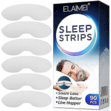 90-Pack Mouth Sleep Tape Strips to Promote Nose Breathing, Reduce Snoring, and Improve Sleep Quality