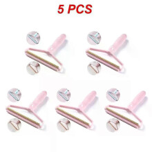 (Style B 5pcs) 1~5PCS Portable Lint Remover Pet Hair Remover Manual Roller Fuzz Fabric Shaver Tool Sofa Clothes Cleaning Lint Brush