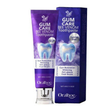 (1pc) 1-3X Bee Venom Toothpaste for Gum Restoration, Purple Teeth Whitening Toothpaste for Sensitive Teeth, Anti-plaque -Breath Fresheners - 100g