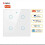 (white, 4 routes) 4/6/ Gang Tuya Smart Zigbee  Brazil Wall Light Switch Touch Panel Sensor Smart Home Interruptor Work with Alexa Google Home 1
