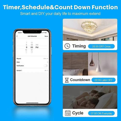 (white, 4 routes) 4/6/ Gang Tuya Smart Zigbee  Brazil Wall Light Switch Touch Panel Sensor Smart Home Interruptor Work with Alexa Google Home 1