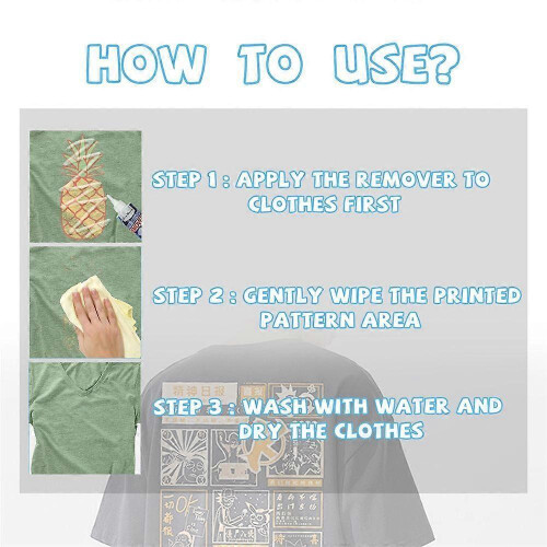 (3pcs)1-3pcs 100ml Clothing Printing Remover Quick Result Fabric Print Pattern Remover 2
