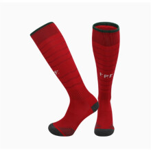 (EU 26-35, Portugal Home) 2026 Kids World Football Grip Socks High Knee & Long Football Training Socks - Breathable Cushioned Socks Children & Youth