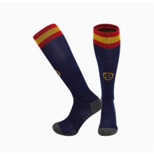 (EU 36-45, Spain Home) 2026 Kids World Football Grip Socks High Knee & Long Football Training Socks - Breathable Cushioned Socks Children & Youth