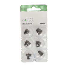 6-Pack Vented Silicone Click Sleeves for Anti-Static Sound Amplification, Washable UK Accessories