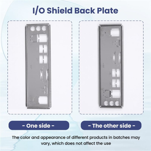 I/O Shield Back Plate for B250C B75 12USB B75 8USB Mining Motherboard IO Baffle Chassis Bracket 1