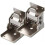 (2pcs, silver) 2/4pcs 90 Degrees Self-Locking Folding Hinge Anti-Corrosion Invisible Connector 1