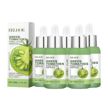 (5pcs)1-5X Green Tomato Pore Lifting Ampoule For Shrink Pores Dull Skin Smoothing Nourish Facial Contour Firming Face Hyaluronic Acid Serum