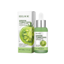 (1pc)1-5X Green Tomato Pore Lifting Ampoule For Shrink Pores Dull Skin Smoothing Nourish Facial Contour Firming Face Hyaluronic Acid Serum