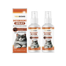 (2pcs) 4floz Cats Deterring Sprays Safe Citrus Extracts Indoor Outdoor Use Prevent Cats Climbing Bed Urine Damage Furniture Guard
