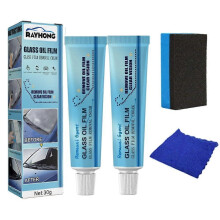 2x New Glass Oil Film Removal Paste Powerful Glass Cleaner Car Windshield High Qual