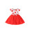 (6-9 Months, Red) Kleid für Kleinkinder mit Haarband 1