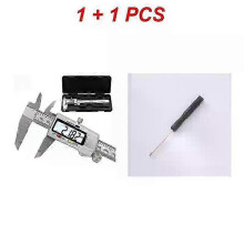 LCD Digital Vernier Calipers - Stainless Steel Electronic Measuring Tool in 150mm to 300mm Sizes