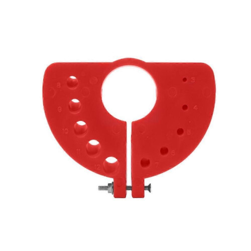 (red) New Drill Bit Sharpener-Grinding Attachment,Angle Grinder Drill Bit Sharpener